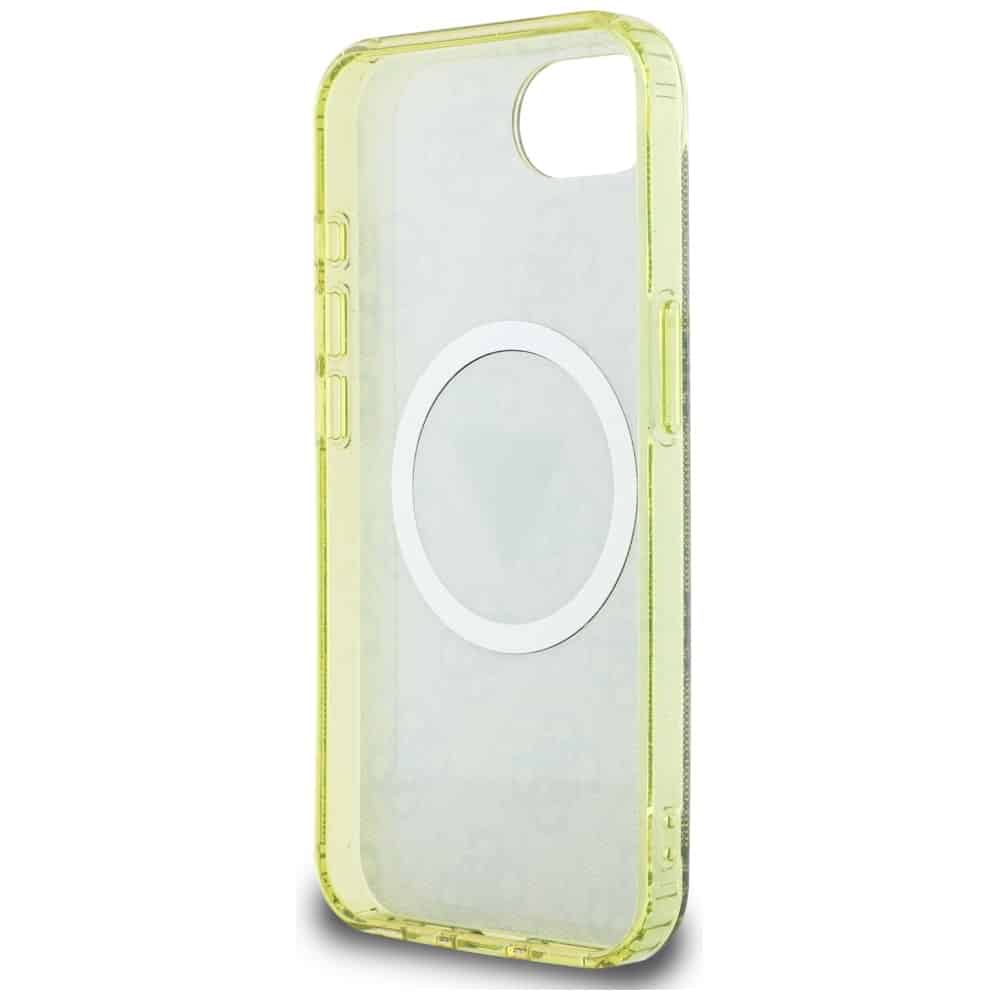 Guess IML Metal Glitter 4G Circle Triangle MagSafe - θήκη για Apple iPhone 16e - Καφέ - Image 7