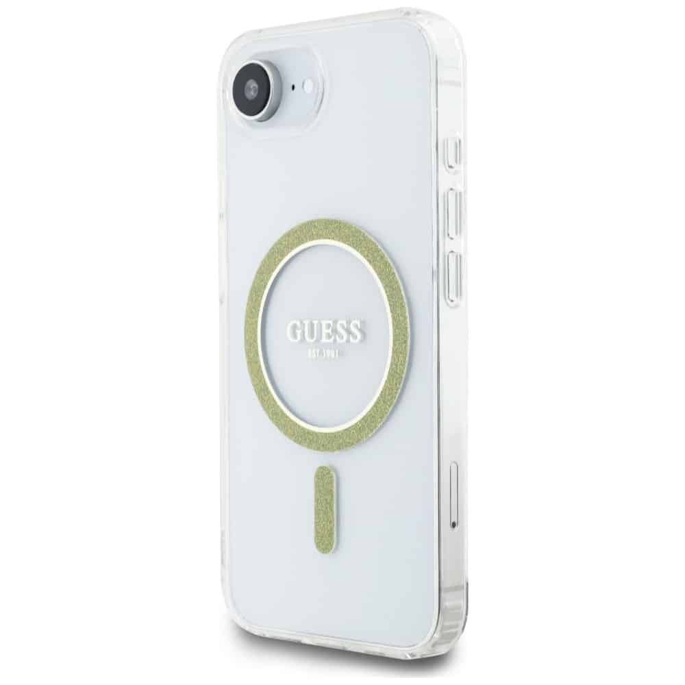 Guess IML Glitter Circle MagSafe - θήκη για Apple iPhone 16e - Διάφανο - Image 2