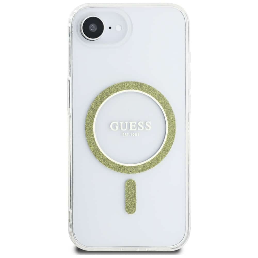 Guess IML Glitter Circle MagSafe - θήκη για Apple iPhone 16e - Διάφανο - Image 3