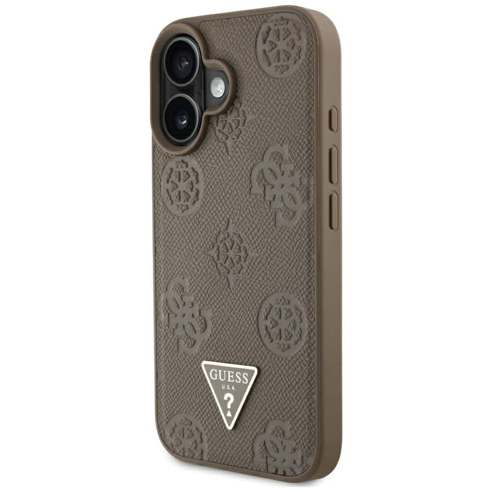 Guess Grained Hot Stamp Peony Triangle Logo MagSafe - θήκη για Apple iPhone 16 - Πολύχρωμο - Image 2