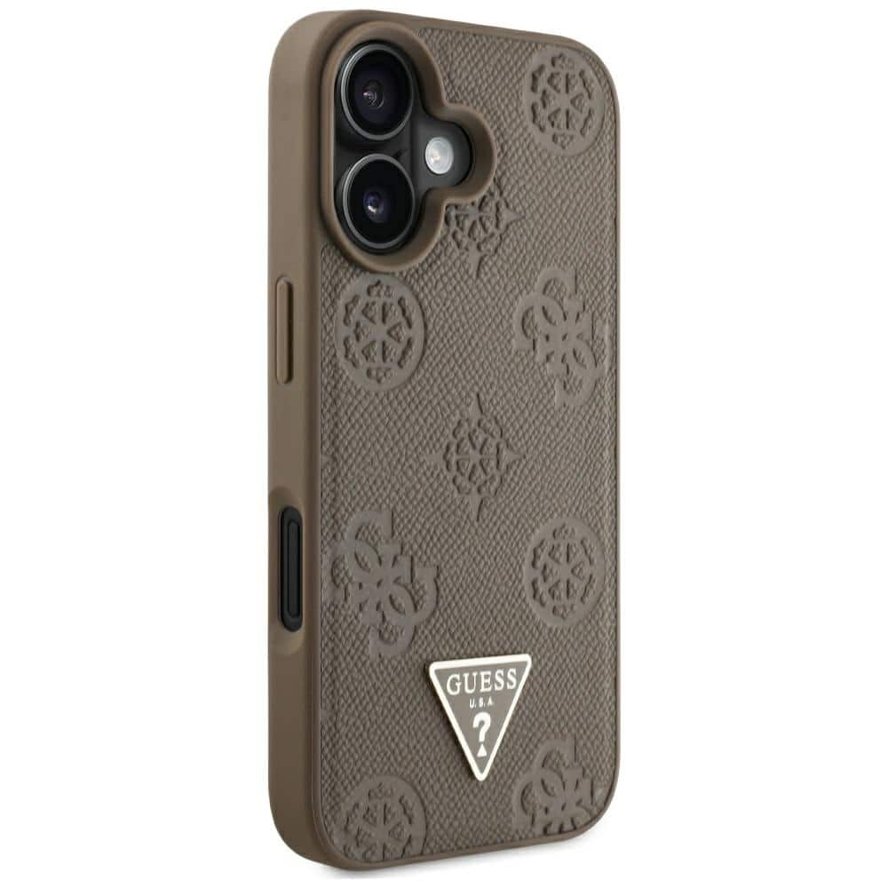 Guess Grained Hot Stamp Peony Triangle Logo MagSafe - θήκη για Apple iPhone 16 - Πολύχρωμο - Image 4