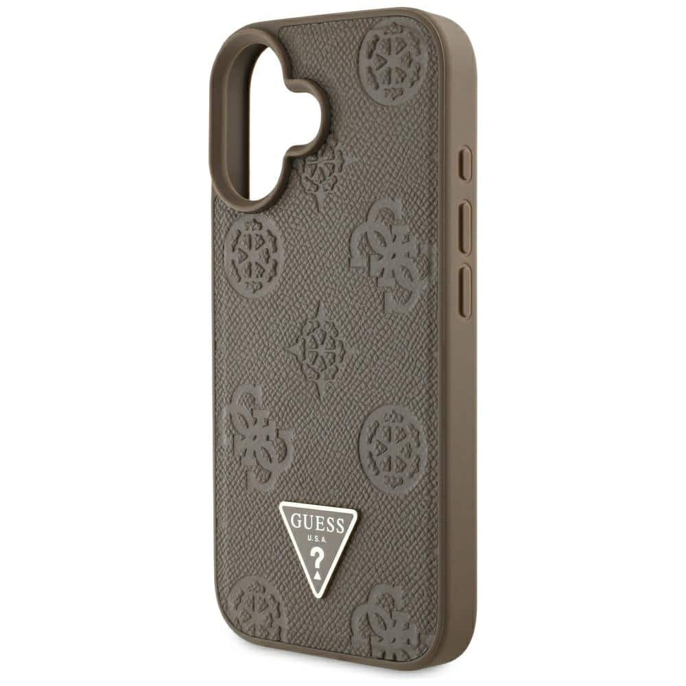 Guess Grained Hot Stamp Peony Triangle Logo MagSafe - θήκη για Apple iPhone 16 - Πολύχρωμο - Image 6