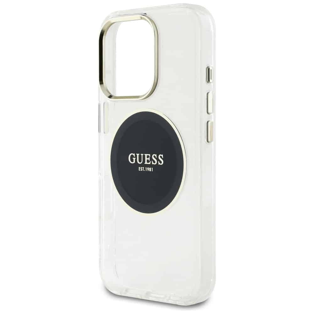 Guess IML Metal Colored Circle Classic Logo - θήκη για Apple iPhone 16 Pro - Μαύρο - Image 6
