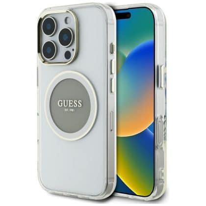 Guess Classic - θήκη για Apple iPhone 16 Pro - Γκρι