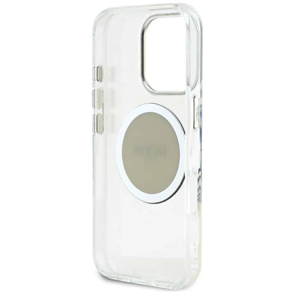 Guess IML Metal Colored Circle Classic Logo MagSafe - θήκη για Apple iPhone 16 Pro Max - Γκρι - Image 7