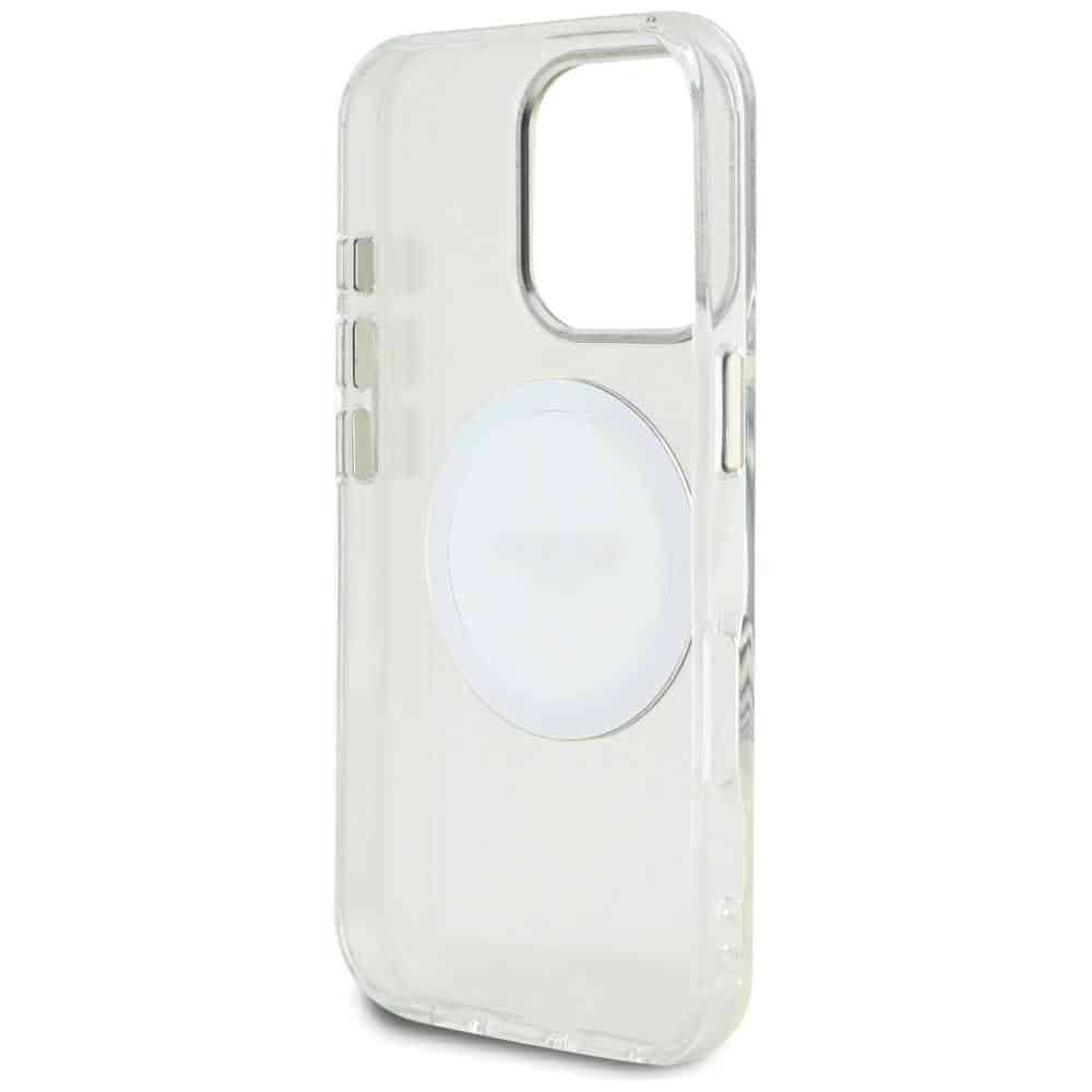 Guess IML Metal Colored Circle Classic Logo MagSafe - θήκη για Apple iPhone 16 Pro Max - Λευκό - Image 7