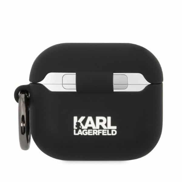 Karl Lagerfeld KLA3RUNIKK AirPods 3cover black Silicone Karl Head 3D - Image 2
