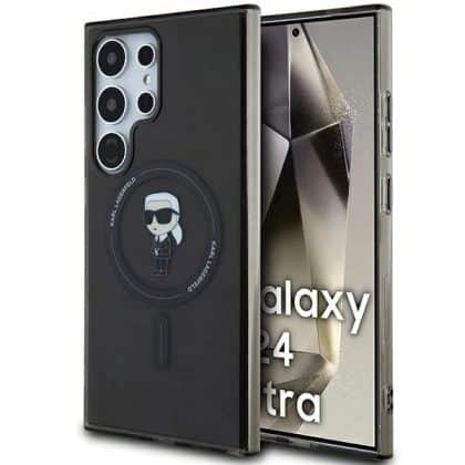 Karl Lagerfeld IML Ikonik MagSafe - θήκη για Samsung Galaxy S24 - Μαύρο