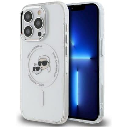 Karl Lagerfeld Karl&Choupette Head - θήκη για Apple iPhone 14 Pro - Λευκό