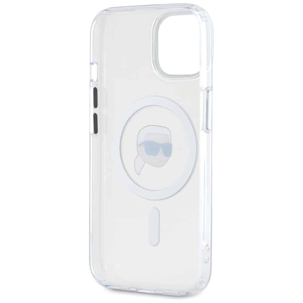 Karl Lagerfeld IML Metal Karl Head MagSafe - θήκη για Apple iPhone 15 Plus - Λευκό - Image 7