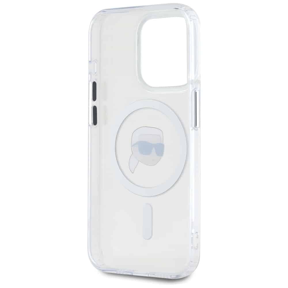 Karl Lagerfeld IML Metal Karl Head MagSafe - θήκη για Apple iPhone 15 Pro Max - Λευκό - Image 7