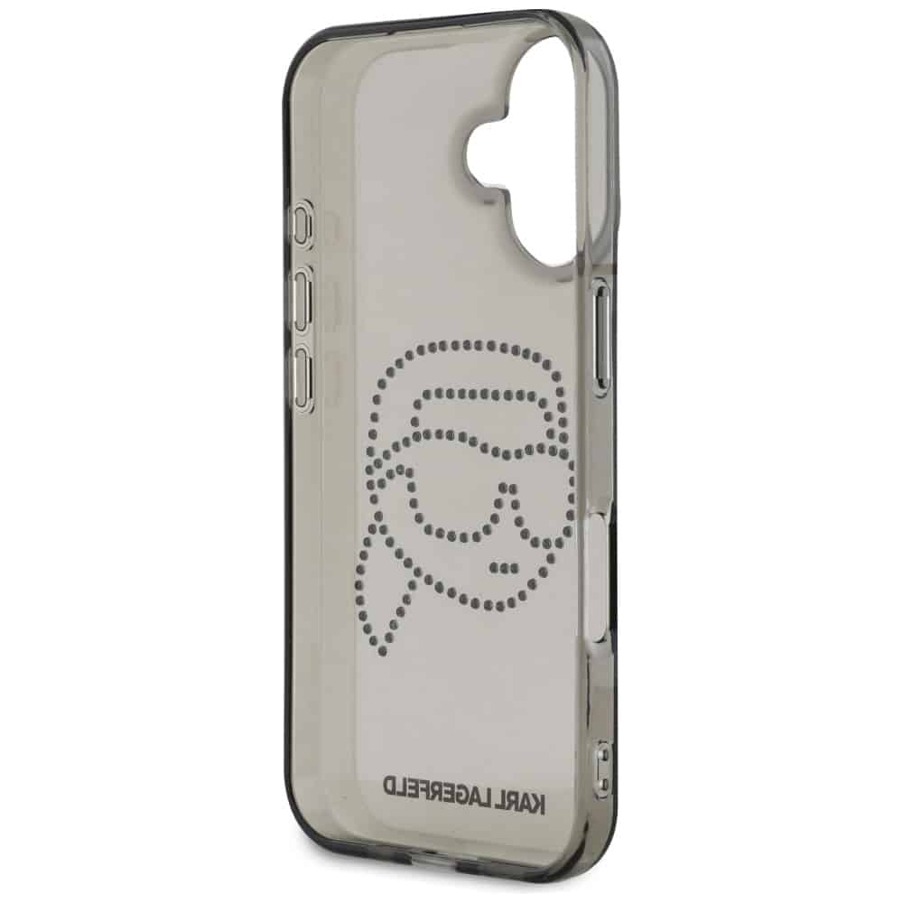 Karl Lagerfeld IML Rhinestones Karl Head - θήκη για Apple iPhone 16 - Μαύρο - Image 7