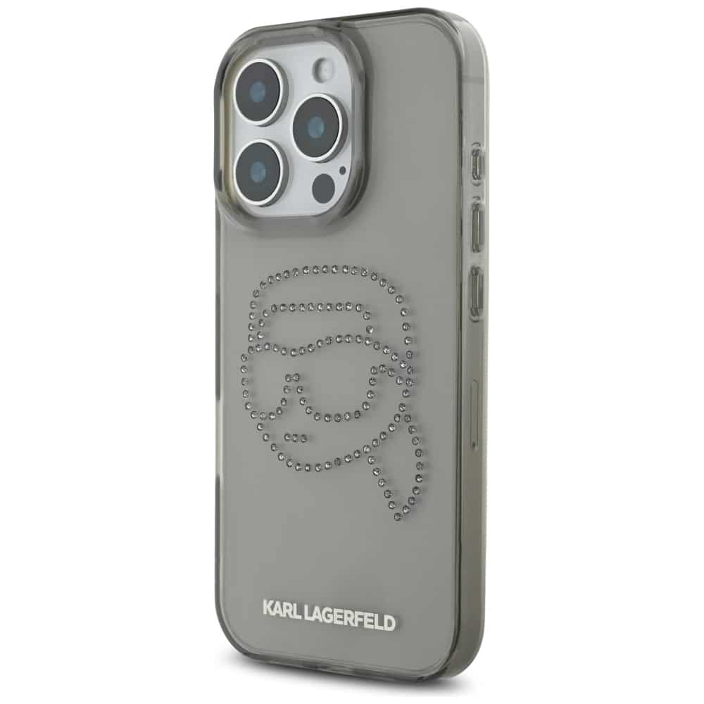 Karl Lagerfeld Rhinestones Karl Head - θήκη για Apple iPhone 16 Pro - Μαύρο - Image 2