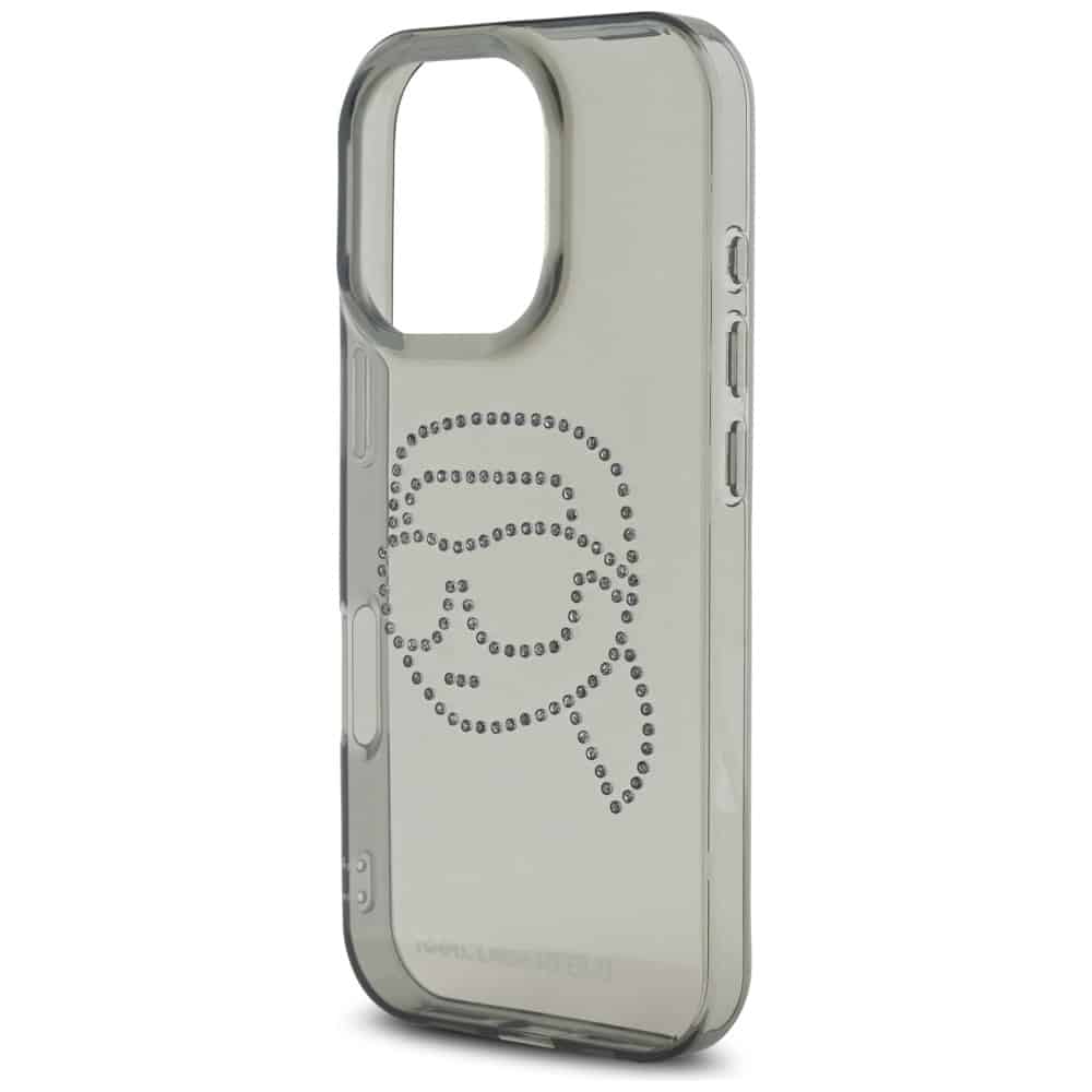 Karl Lagerfeld Rhinestones Karl Head - θήκη για Apple iPhone 16 Pro - Μαύρο - Image 6
