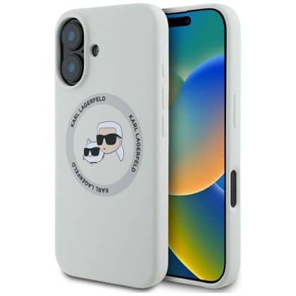 Karl Lagerfeld Silicone - θήκη για Apple iPhone 16 - Πολύχρωμο