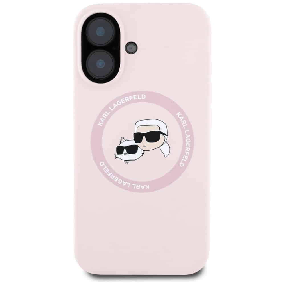 Karl Lagerfeld Silicone - θήκη για Apple iPhone 16 - Ροζ - Image 3