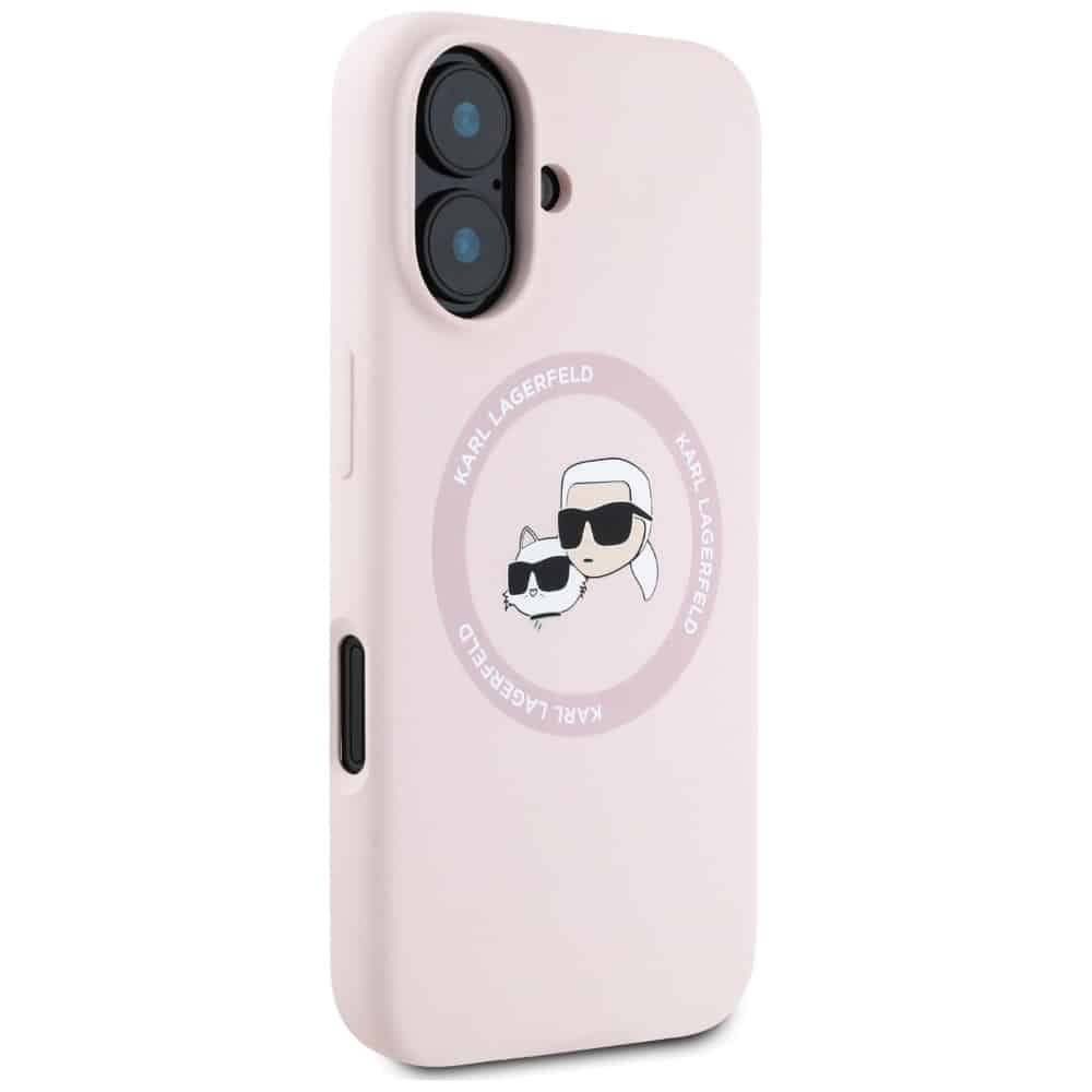Karl Lagerfeld Silicone - θήκη για Apple iPhone 16 - Ροζ - Image 4