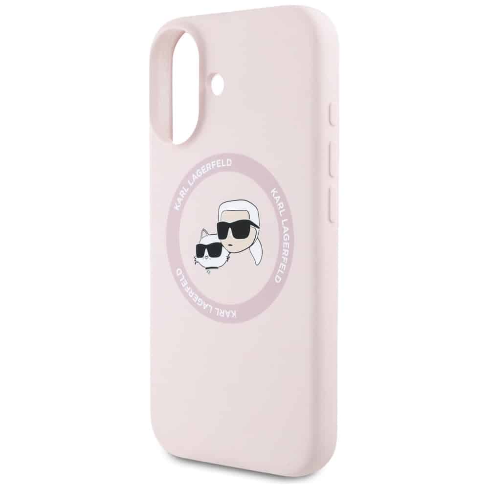 Karl Lagerfeld Silicone - θήκη για Apple iPhone 16 - Ροζ - Image 6
