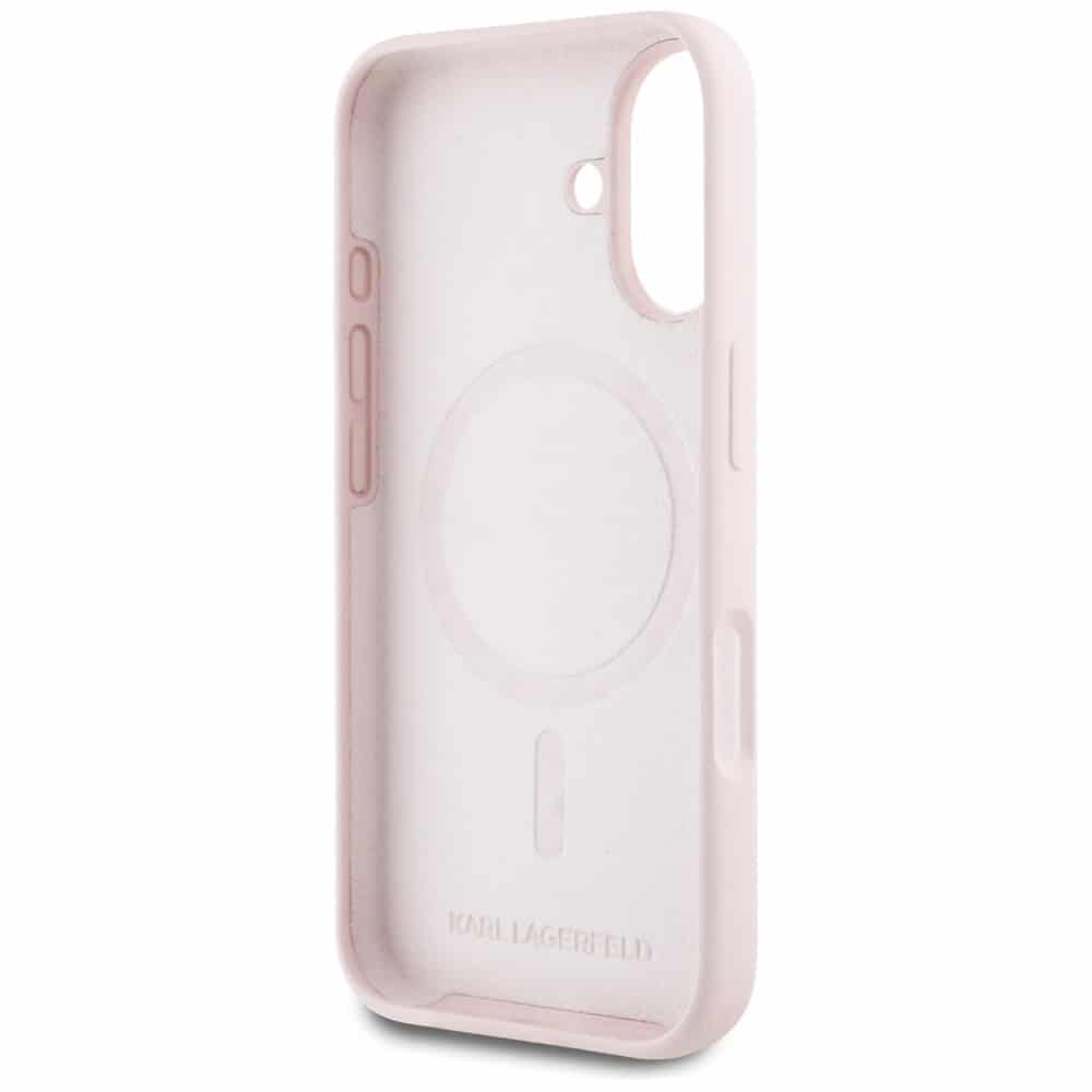 Karl Lagerfeld Silicone - θήκη για Apple iPhone 16 - Ροζ - Image 7