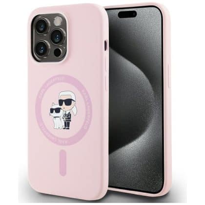 Karl Lagerfeld Karl&Choupette - θήκη για Apple iPhone 14 Pro Max - Ροζ