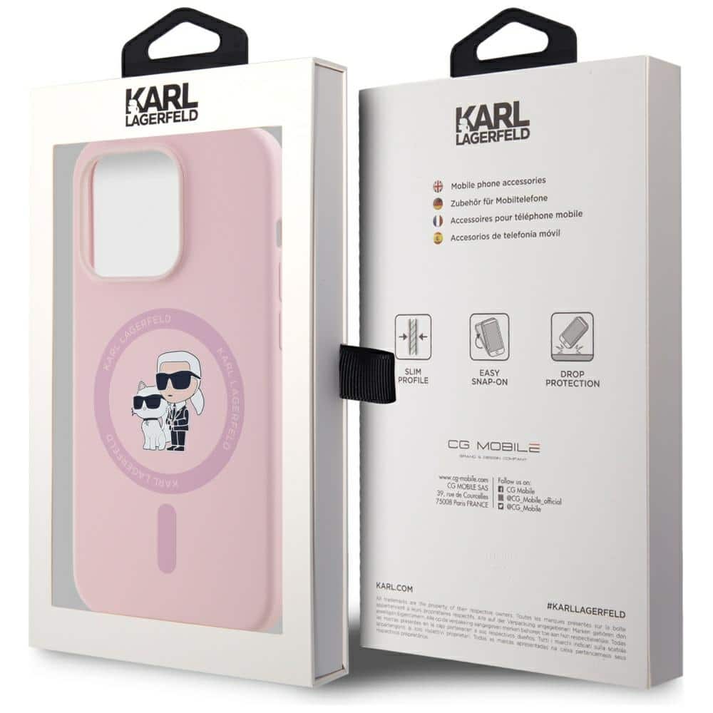 Karl Lagerfeld Karl&Choupette - θήκη για Apple iPhone 14 Pro Max - Ροζ - Image 8