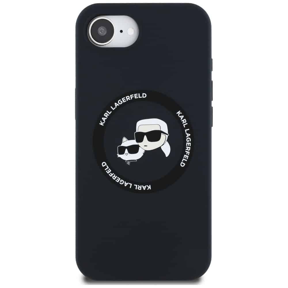 Karl Lagerfeld Silicone Karl&Choupette Heads MagSafe - θήκη για Apple iPhone 16e - Μαύρο - Image 3