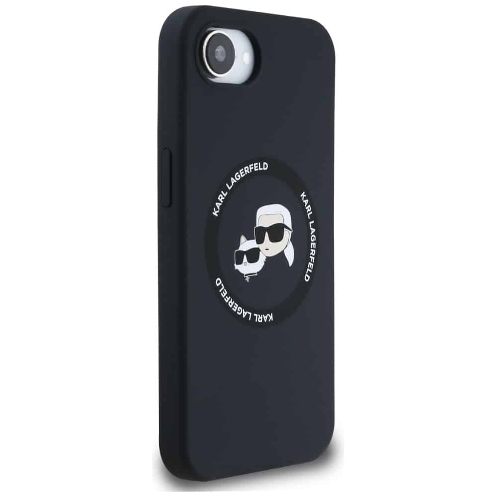 Karl Lagerfeld Silicone Karl&Choupette Heads MagSafe - θήκη για Apple iPhone 16e - Μαύρο - Image 4