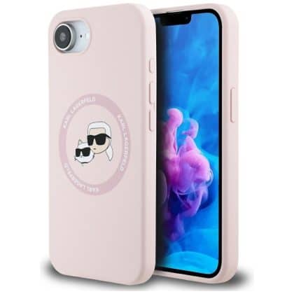 Karl Lagerfeld Silicone Karl&Choupette Heads MagSafe - θήκη για Apple iPhone 16e - Πολύχρωμο