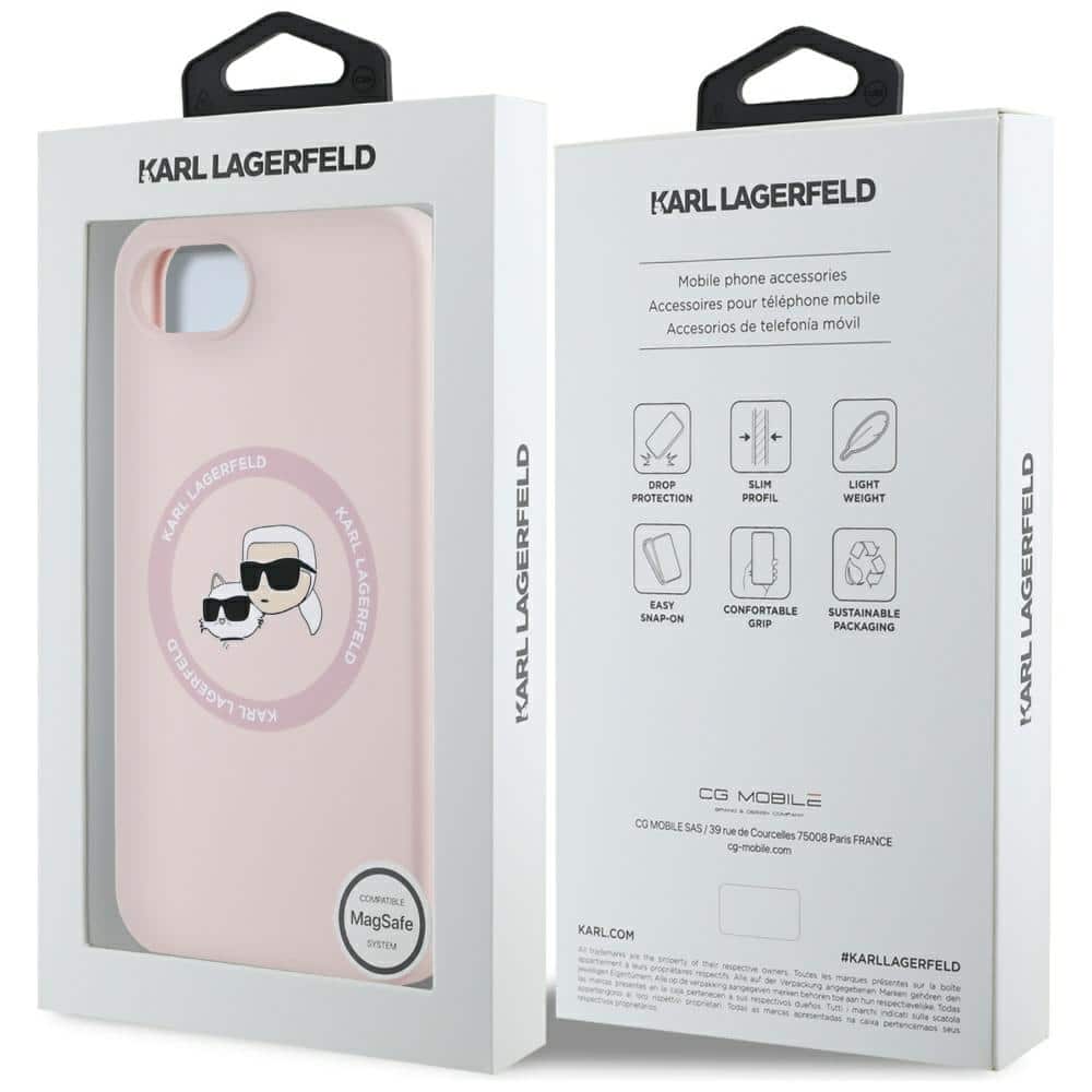 Karl Lagerfeld Silicone Karl&Choupette Heads MagSafe - θήκη για Apple iPhone 16e - Πολύχρωμο - Image 8