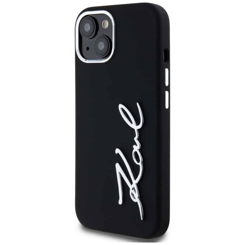 Karl Lagerfeld Silicone - θήκη για Apple iPhone 15 - Μαύρο - Image 2