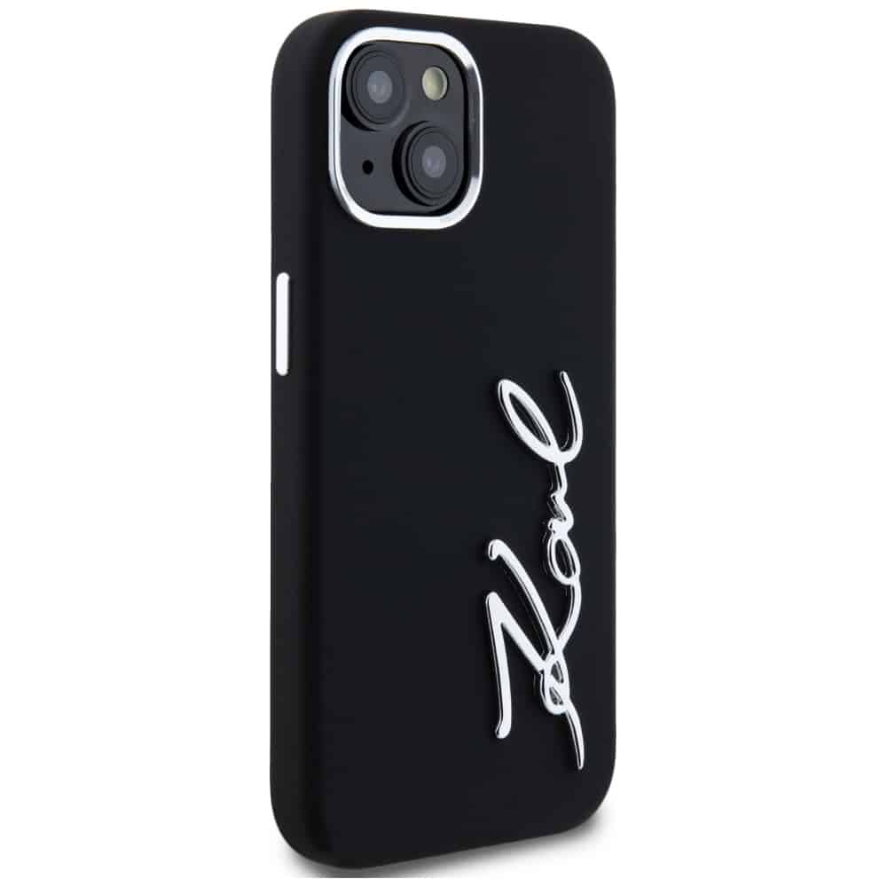 Karl Lagerfeld Silicone - θήκη για Apple iPhone 15 - Μαύρο - Image 4
