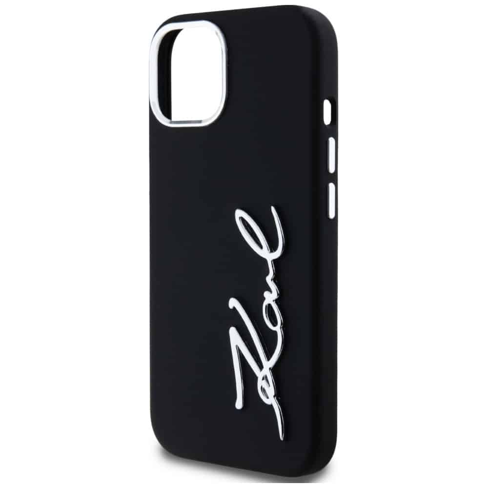 Karl Lagerfeld Silicone - θήκη για Apple iPhone 15 - Μαύρο - Image 6