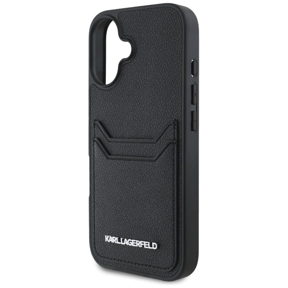 Karl Lagerfeld HC Grained - θήκη για Apple iPhone 16 - Μαύρο - Image 6