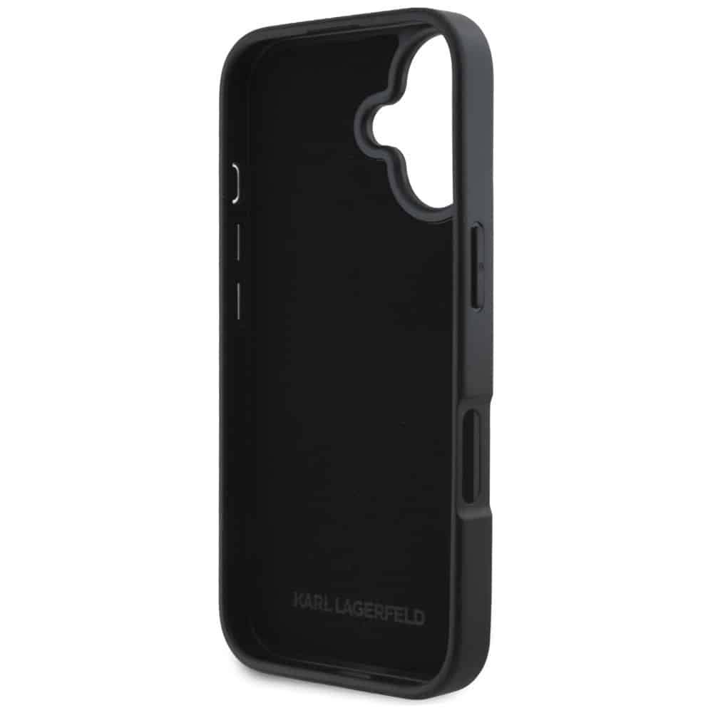 Karl Lagerfeld HC Grained - θήκη για Apple iPhone 16 - Μαύρο - Image 7