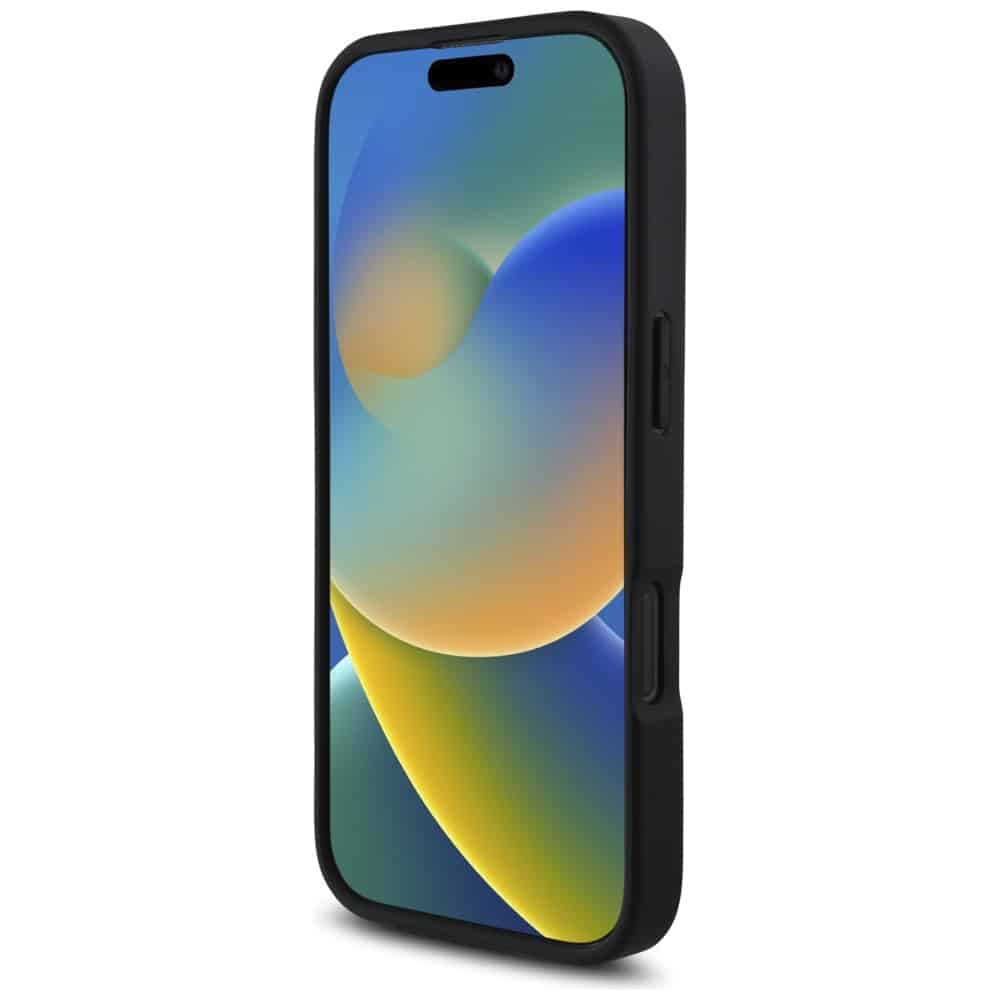 Karl Lagerfeld Grained PU Cardslot Metal Elong - θήκη για Apple iPhone 16 Pro - Μαύρο - Image 5