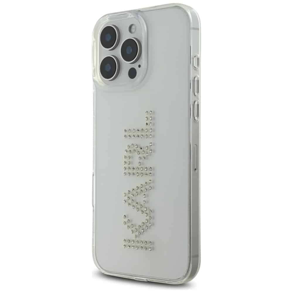 Karl Lagerfeld IML Rhinestones Logo - θήκη για Apple iPhone 16 Pro - Διάφανο - Image 2