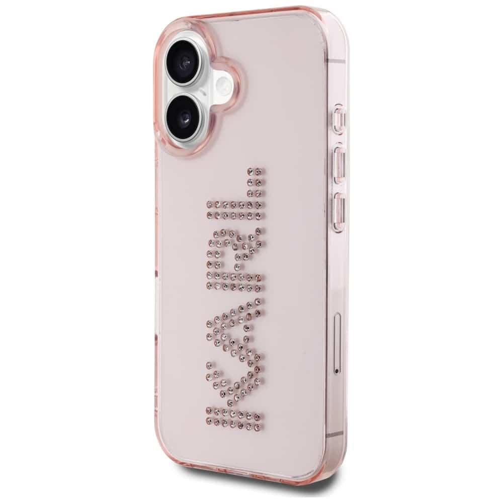 Karl Lagerfeld IML Rhinestones Logo - θήκη για Apple iPhone 16 - Ροζ - Image 2