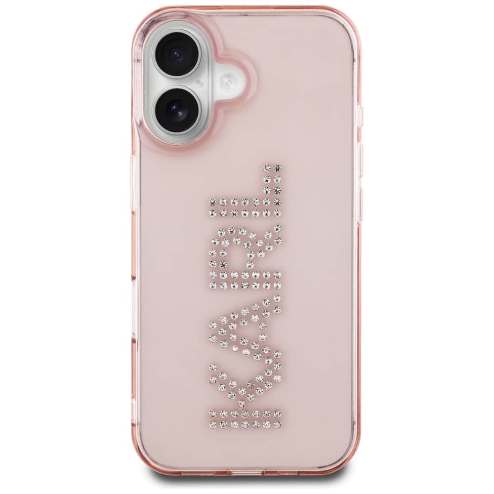 Karl Lagerfeld IML Rhinestones Logo - θήκη για Apple iPhone 16 - Ροζ - Image 3