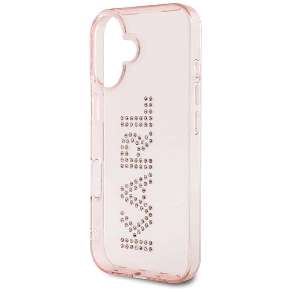 Karl Lagerfeld IML Rhinestones Logo - θήκη για Apple iPhone 16 - Ροζ - Image 6