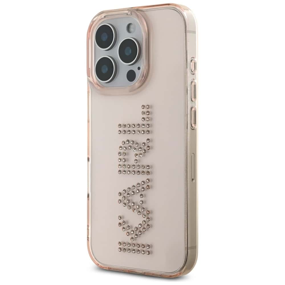 Karl Lagerfeld IML Rhinestones Logo - θήκη για Apple iPhone 16 Pro Max - Ροζ - Image 2