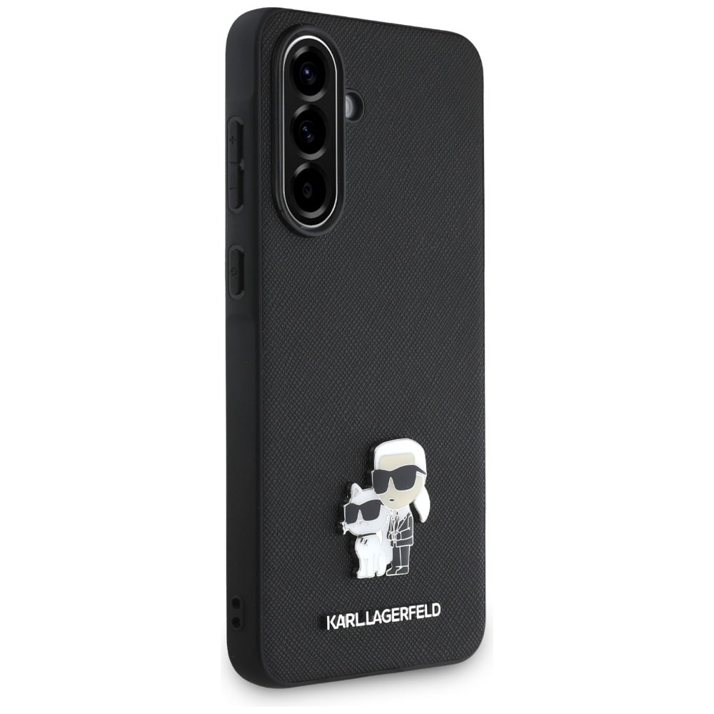 Karl Lagerfeld Saffiano με K&C Μεταλλικό Λογότυπο - θήκη για Samsung Galaxy A56 - Μαύρο - Image 3