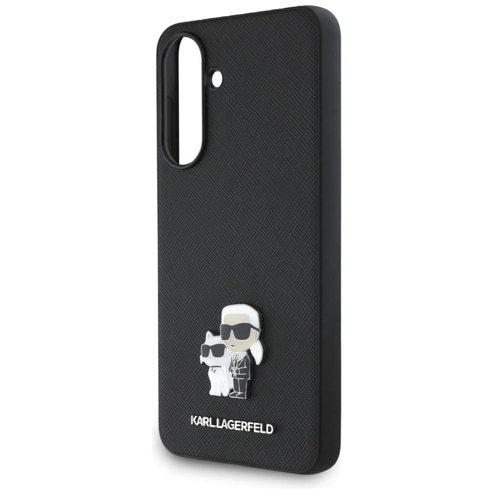 Karl Lagerfeld Saffiano με K&C Μεταλλικό Λογότυπο - θήκη για Samsung Galaxy A56 - Μαύρο - Image 5