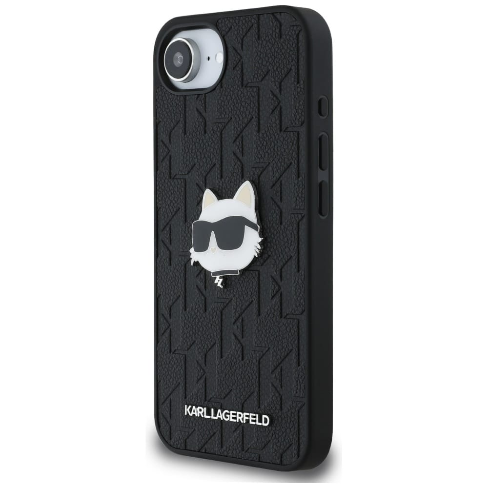 Karl Lagerfeld Monogram Choupette Head Pin - θήκη για Apple iPhone 16e - Μαύρο - Image 2