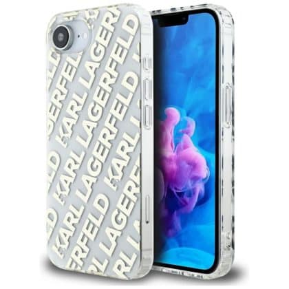 Karl Lagerfeld IML Repeat Logo - θήκη για Apple iPhone 16e - Χρυσό