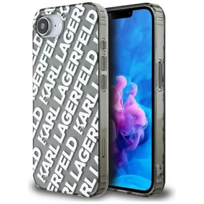 Karl Lagerfeld IML Repeat Logo - θήκη για Apple iPhone 16e - Ασημί