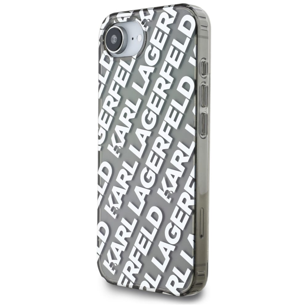 Karl Lagerfeld IML Repeat Logo - θήκη για Apple iPhone 16e - Ασημί - Image 2