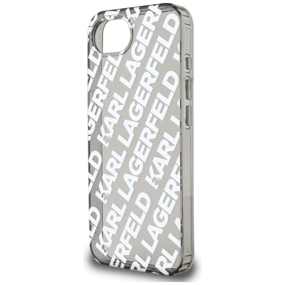 Karl Lagerfeld IML Repeat Logo - θήκη για Apple iPhone 16e - Ασημί - Image 5
