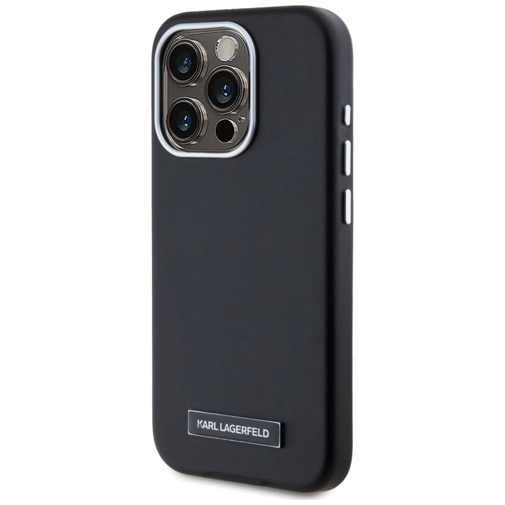 Karl Lagerfeld FW Metal Plate MagSafe - θήκη για Apple iPhone 15 Pro Max - Μαύρο - Image 2