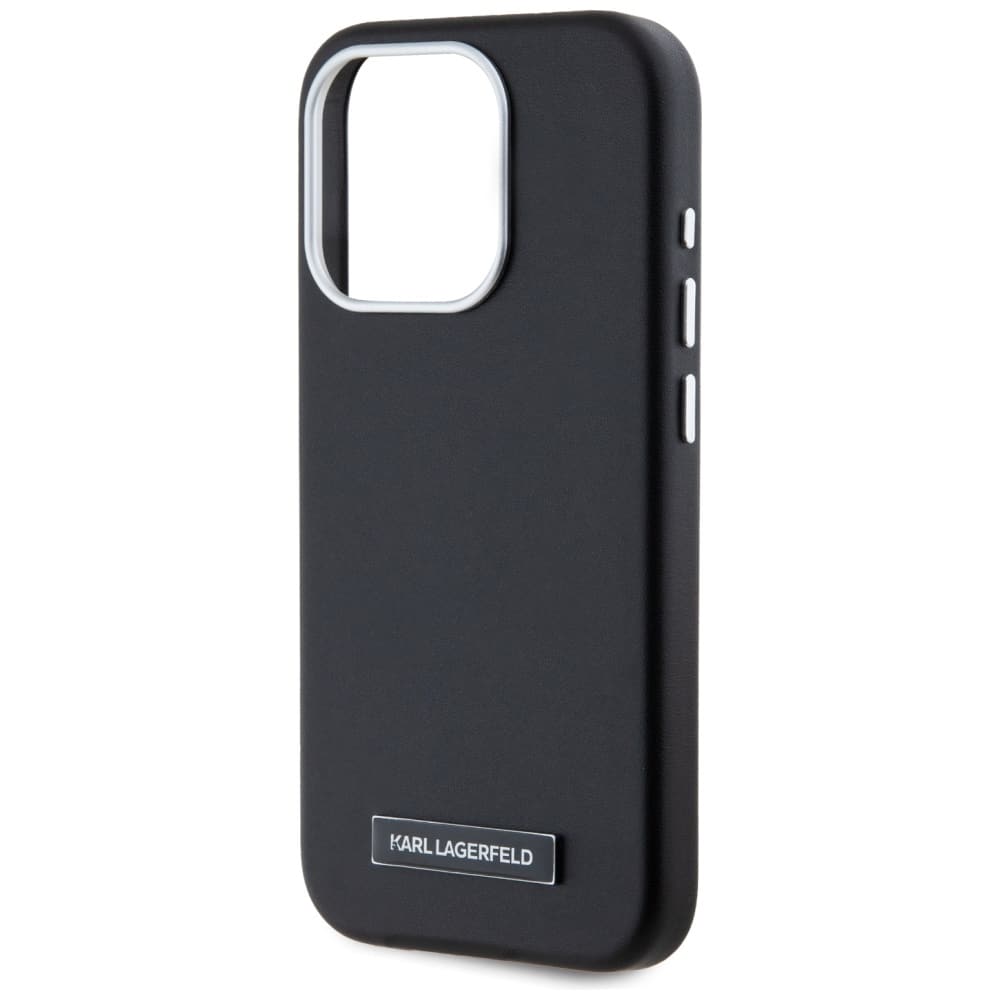 Karl Lagerfeld FW Metal Plate MagSafe - θήκη για Apple iPhone 15 Pro Max - Μαύρο - Image 6