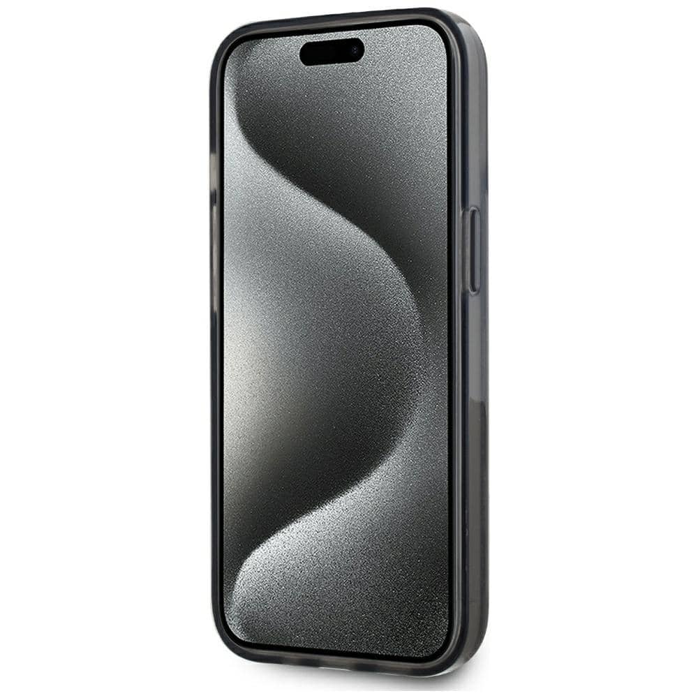 Karl Lagerfeld Liquide Glitter Monogram Gradient - θήκη για Apple iPhone 15 - Μαύρο - Image 5